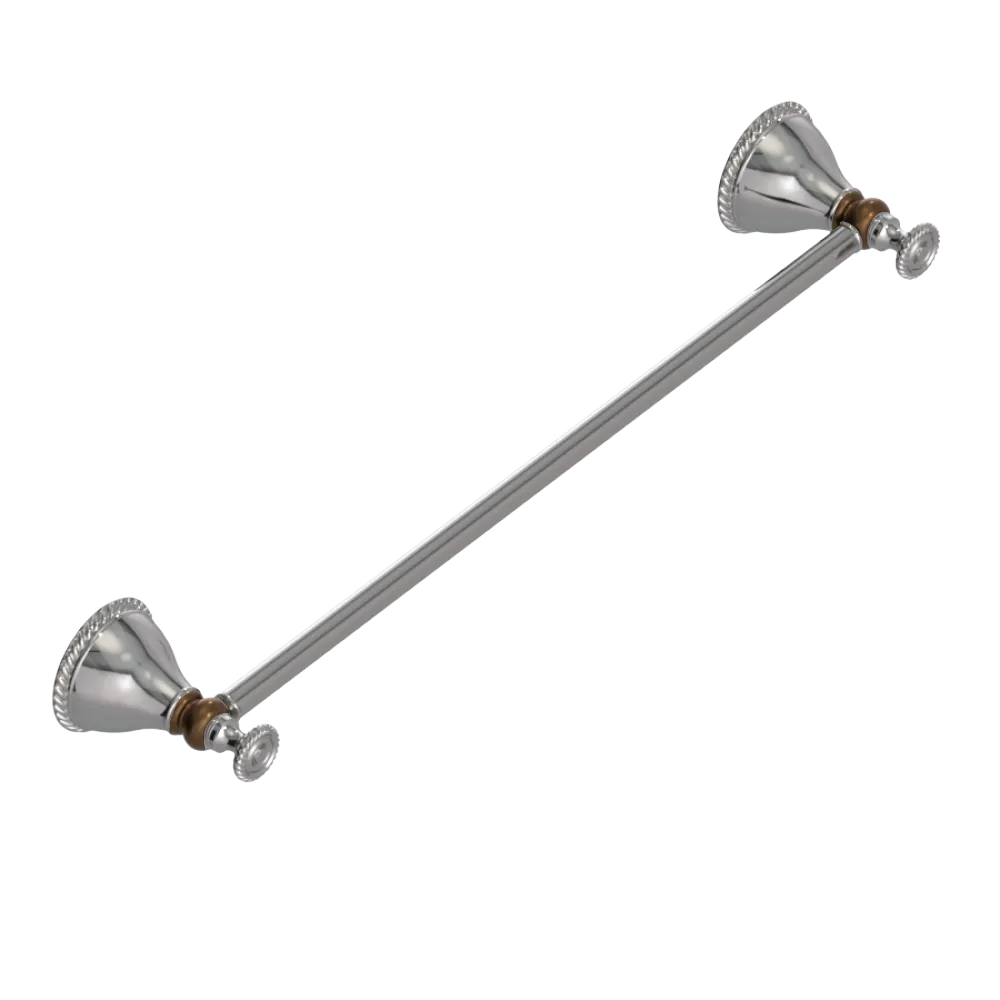 Rubinet Towel Bar 18" Polished Nickel