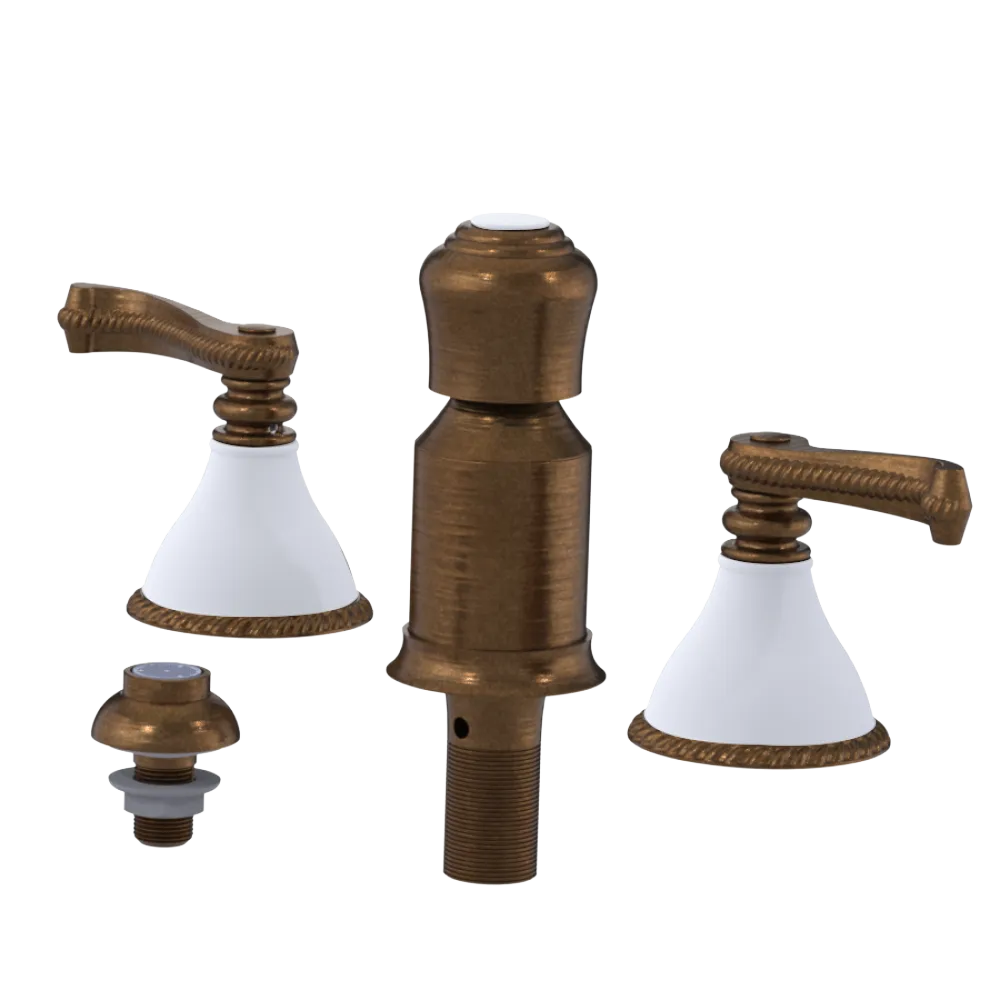 Rubinet Bidet Fitting with Spray, Diverter, and Vacum Breaker (Less Drain) Oil Rubbed Bronze
