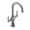 Rubinet Single Hole Dual Handle Lav. Set. (less drain) Polished Nickel