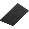 Universal Showering Raincan Single-setting 12" Metal - Matte Black