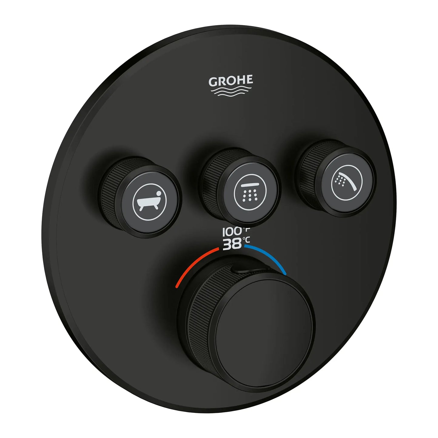 Grohtherm® SmartControl Triple Function Thermostatic Valve Trim