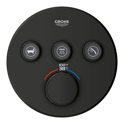 Grohtherm® SmartControl Triple Function Thermostatic Valve Trim