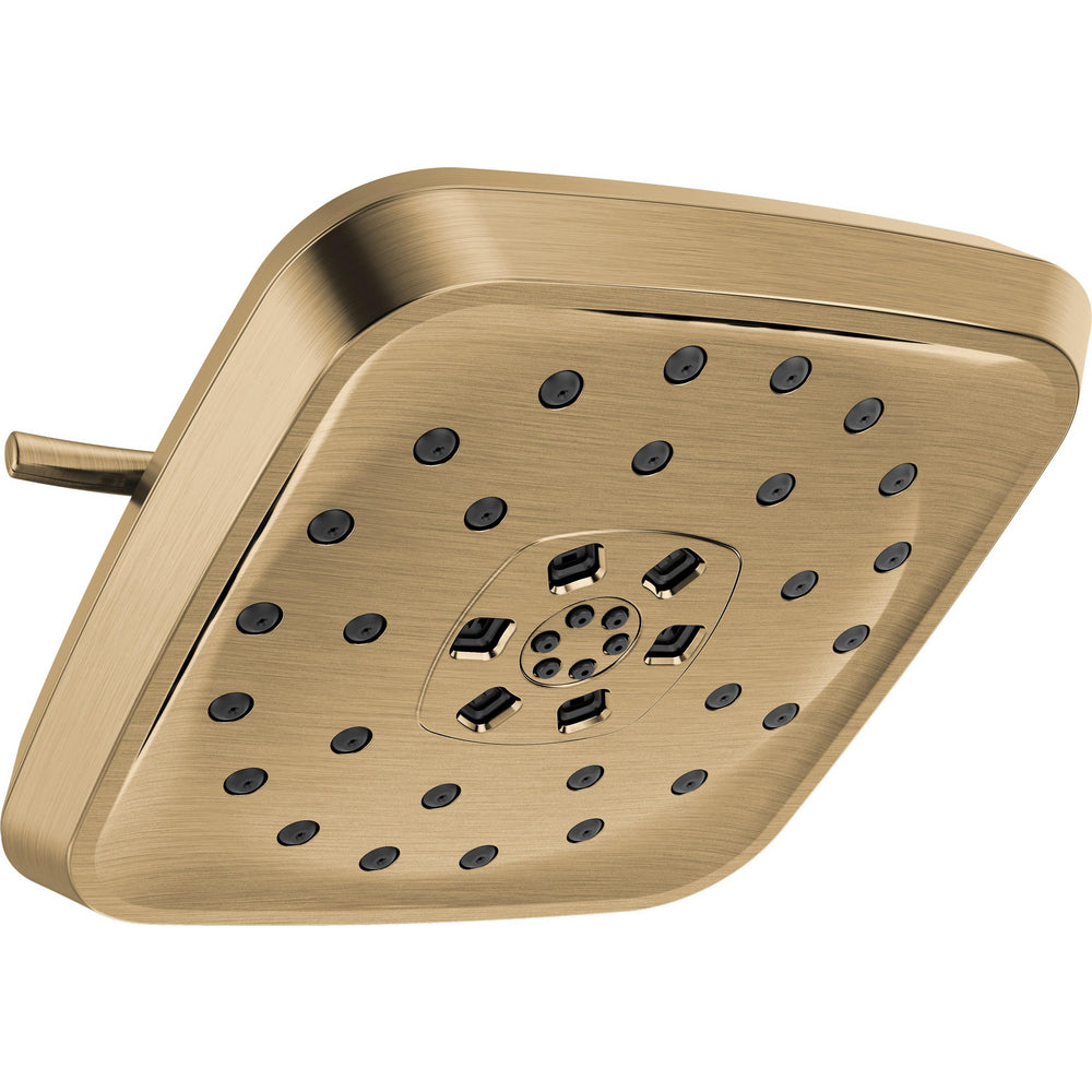 Universal Showering H2OKINETIC 4-SETTING Shower H Ead With Ultrasoak - Lumicoat Champagne Bronze