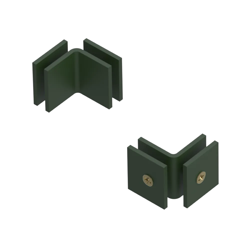 Rubinet 90 Glass to Glass Open Face Green Envy