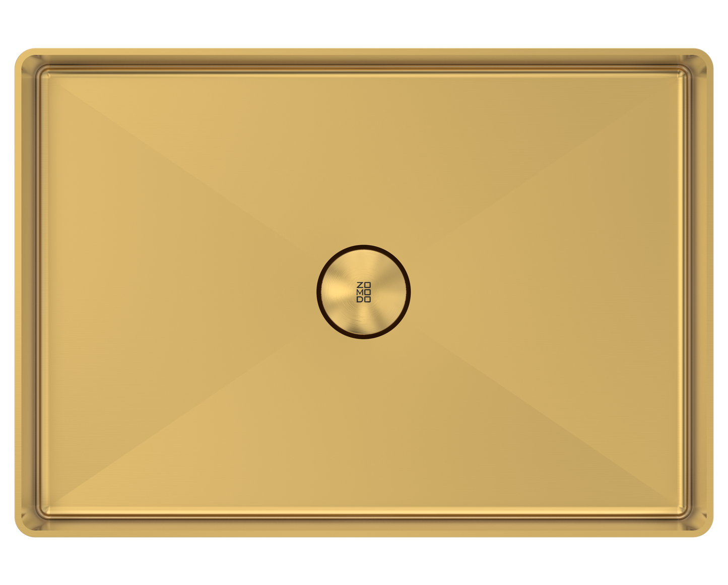 Zomodo 20" Rectangular Vessel Sink - Eureka Gold