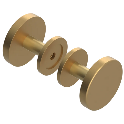 Rubinet Shower Door Knob (set) Satin Gold
