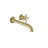 Baril Single lever wall-mounted lavatory faucet, drain not included