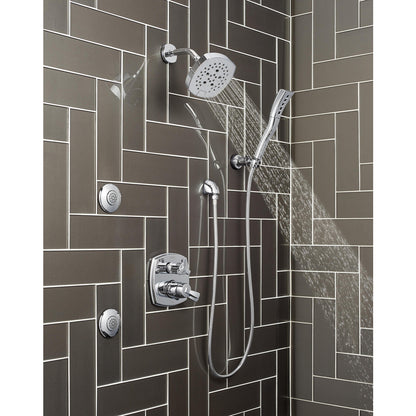 Delta 17 Series Integrated Diverter Trim with Six Function Diverter Less Diverter Handle