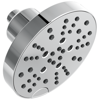 Delta Showering - H2Okinetic 5-Setting Raincan In Lumicoat Rain Shower Head