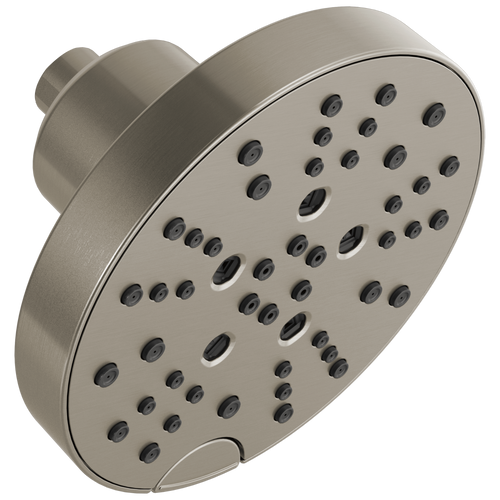 Delta Universal Showering - H2Okinetic® 5-Setting Contemporary Raincan Shower Head In Lumicoat® Chrome