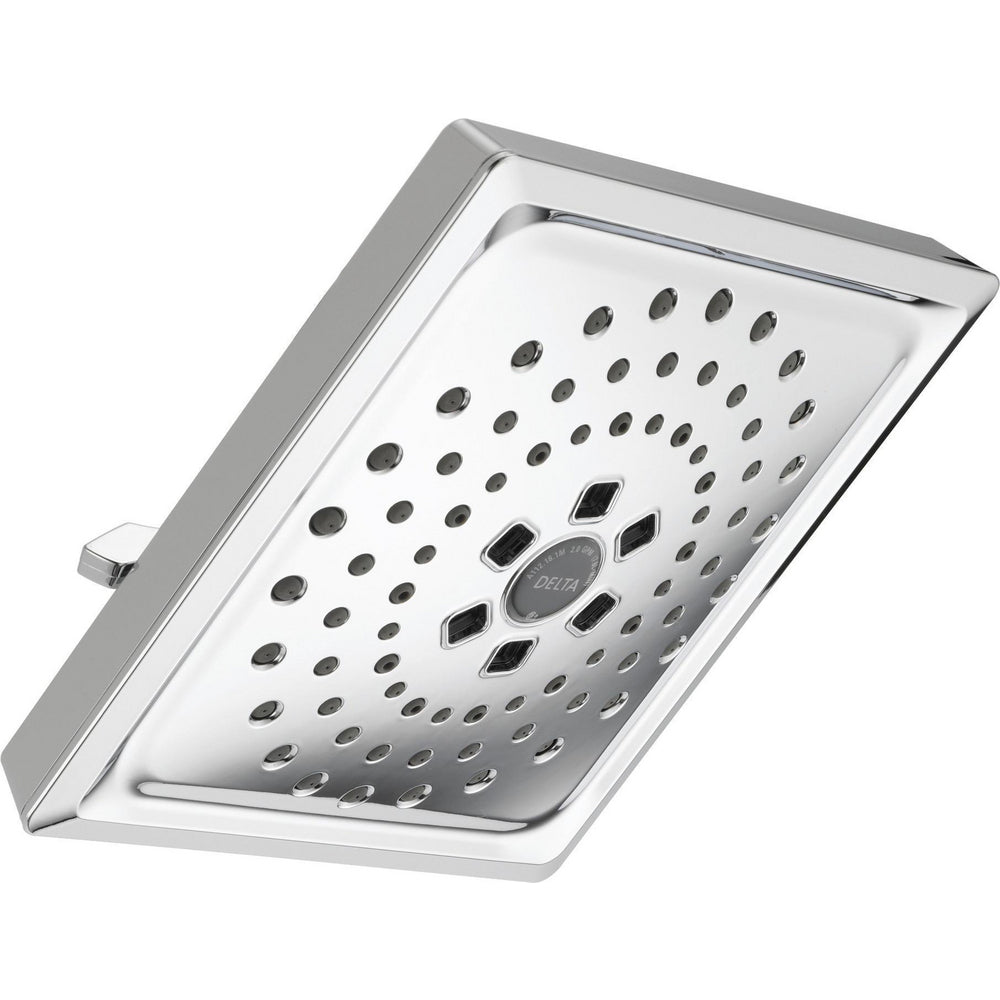 Universal Showering 3 Setting H2OKINETIC Square Raincan - Chrome