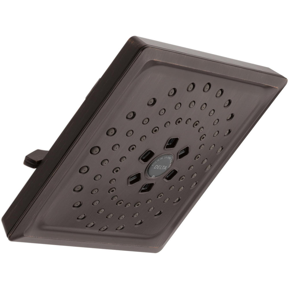 Universal Showering 3 Setting H2OKINETIC Square Raincan - Venetian Bronze