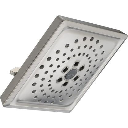 Universal Showering 3 Setting H2OKINETIC Square Raincan - Stainless Steel