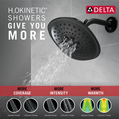 Delta H2Okinetic�� 3-Setting Raincan Shower Head