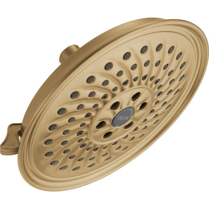 Universal Showering Delta: 3 Setting H2OKINETICS Traditional Raincan Shower Head - Champagne Bronze