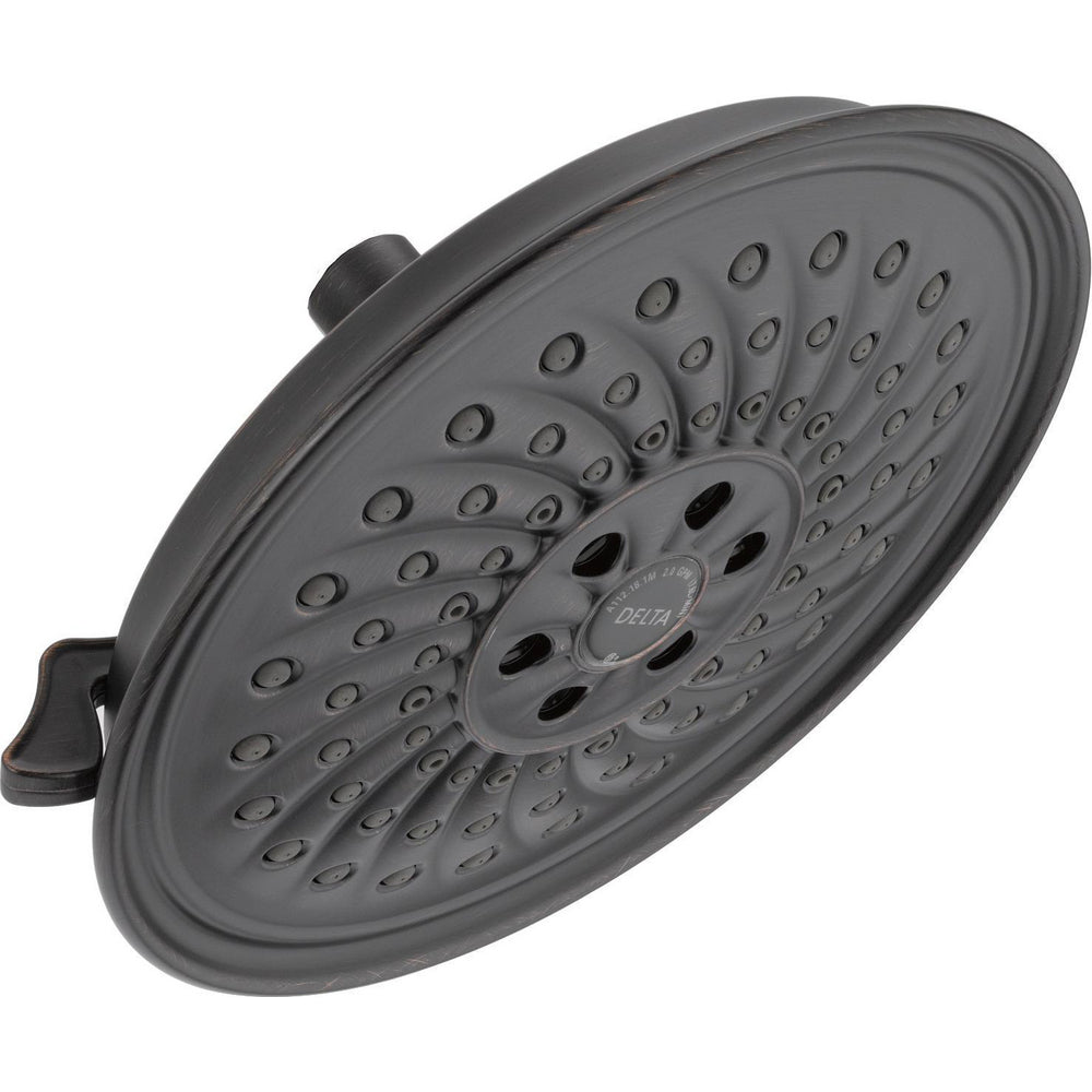 Universal Showering Delta: 3 Setting H2OKINETICS Traditional Raincan Shower Head - Venetian Bronze