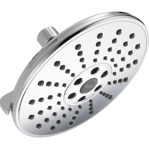 Universal Showering 3 Setting H2OKINETIC Transitional Raincan Shower Head - Chrome