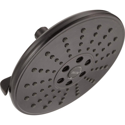 Universal Showering 3 Setting H2OKINETIC Transitional Raincan Shower Head - Venetian Bronze