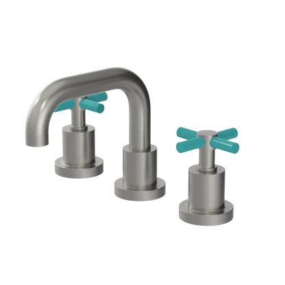 Rubinet Widespread Lav. Set. (less drain) Satin Nickel