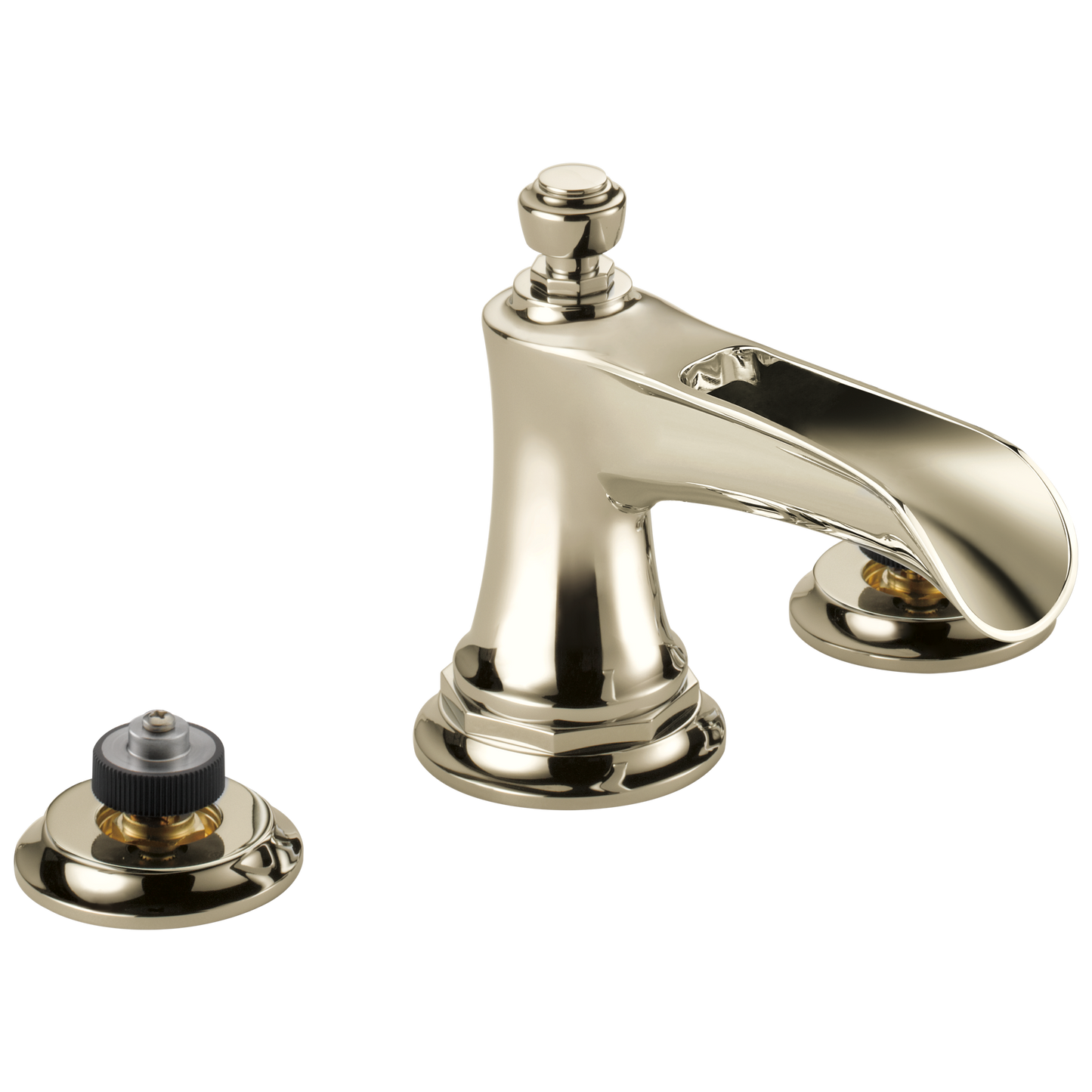 Brizo Widespread Lavatory Faucet With Channel Spout Less Handles 12 Gpm