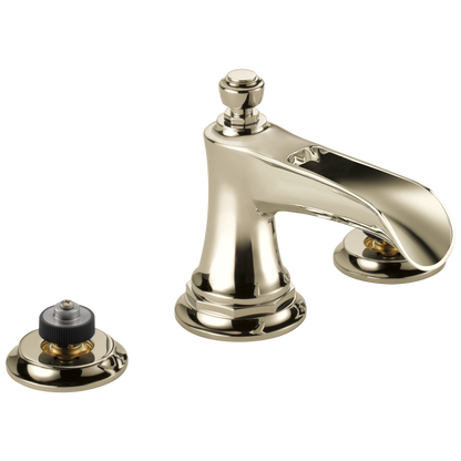 Brizo Widespread Lavatory Faucet With Channel Spout Less Handles 12 Gpm