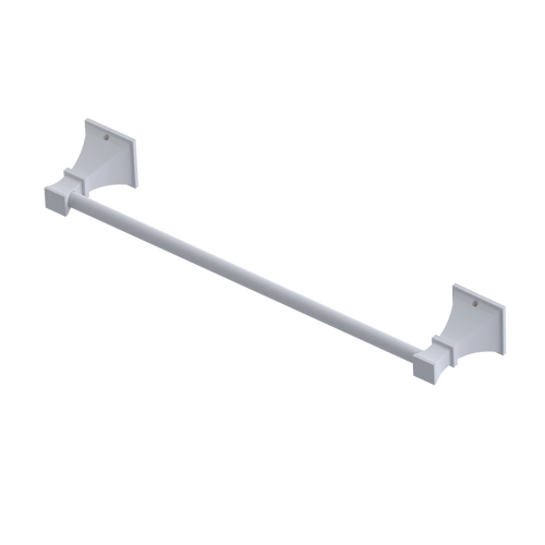 Rubinet Towel Bar 18" Matt White