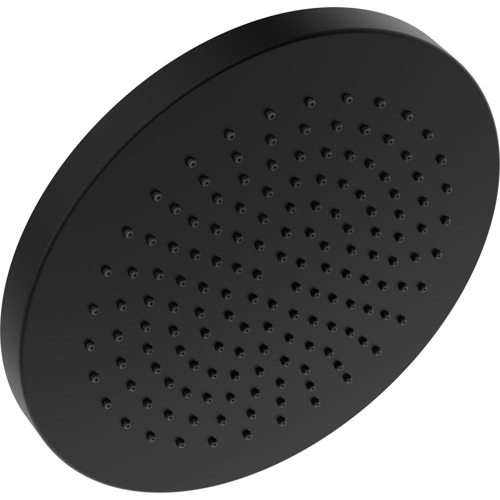 Universal Showering 9.75" Raincan Round Shower Head - Matte Black