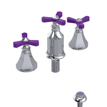 Rubinet Bidet Fitting with Spray, Diverter, and Vacum Breaker (Less Drain) Chrome
