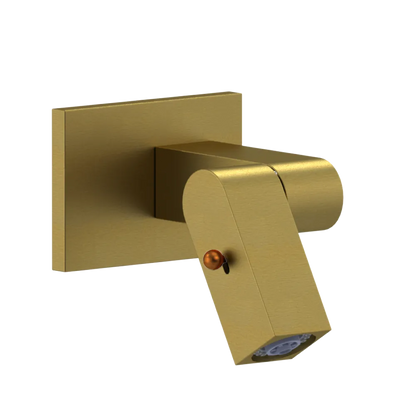 Rubinet Wall Mount Bidet & Foot Rinse with Dual Function Spray Antique Brass Matt