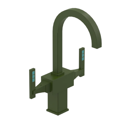 Rubinet Single Hole Dual Handle Lav. Set. (less drain) Green Envy