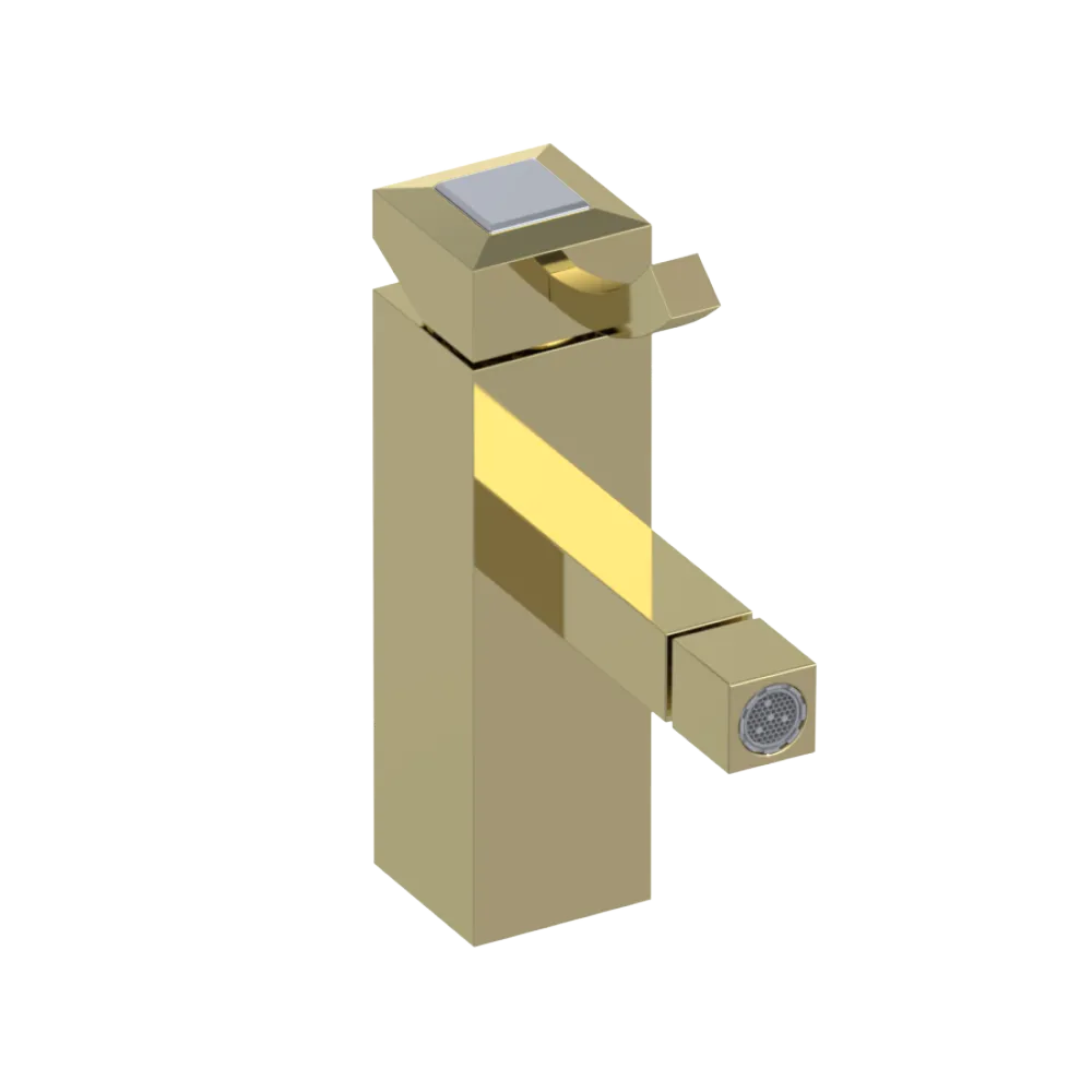 Rubinet Single Control Bidet Fitting (less drain) Gold