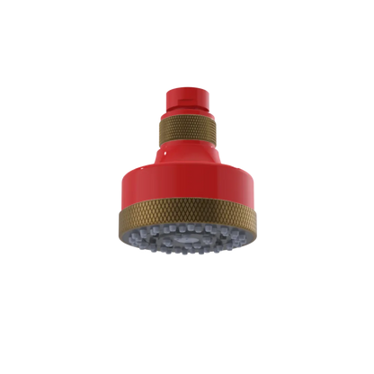 Rubinet 3 FUNCTION SHOWER HEAD Red