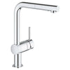 Minta Single-Handle Pull-Out Kitchen Faucet Dual Spray 6.6 L/Min - Golzar Home