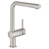 Minta Single-Handle Pull-Out Kitchen Faucet Dual Spray 6.6 L/Min - Golzar Home