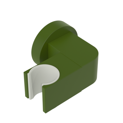 Rubinet Wall Bracket with Integral Supply with 1/2" NPT x 1/2" NPSM x 3" Nipple Green Envy