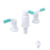 Rubinet Bidet Fitting with Spray, Diverter, and Vacuum Breaker (less drain) White
