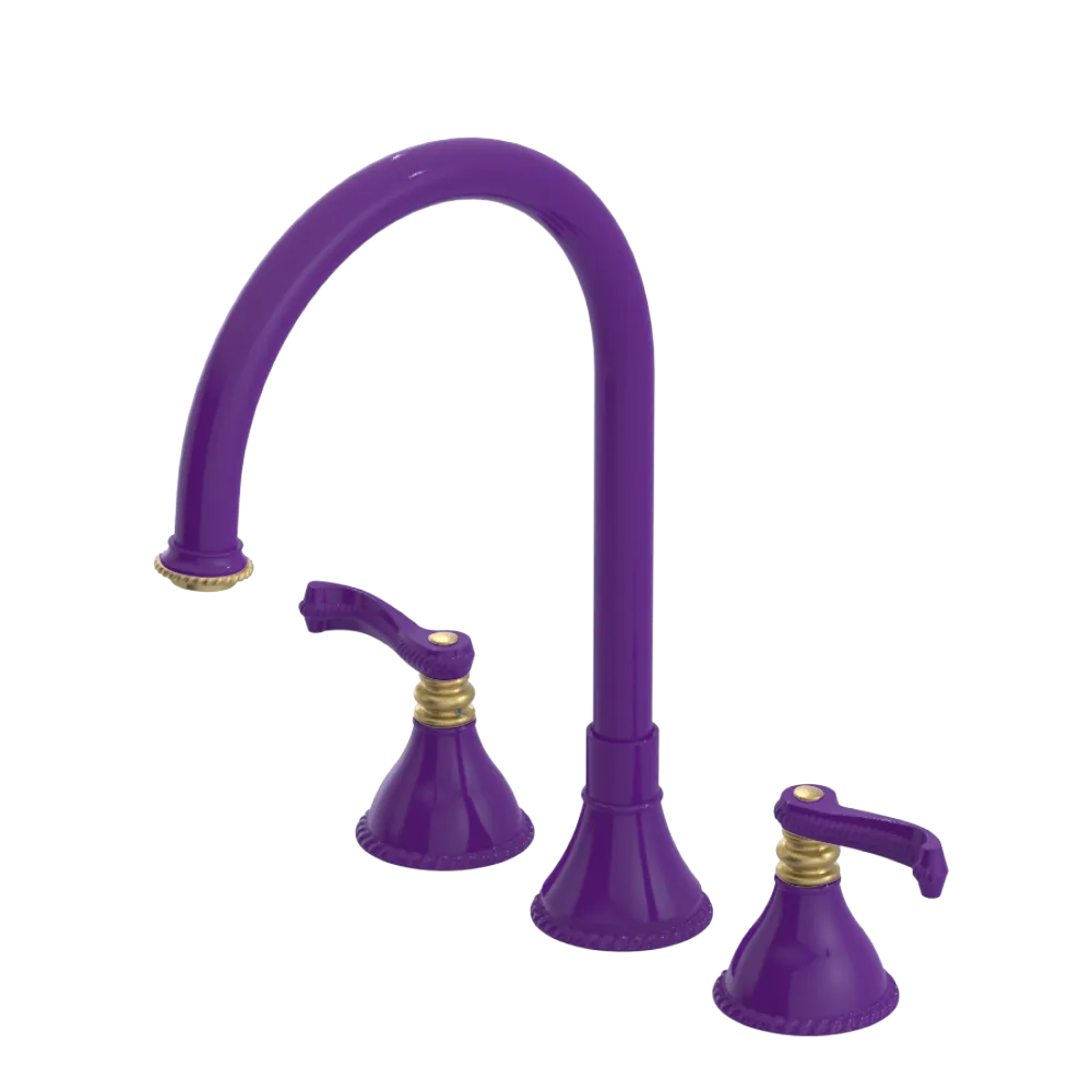 Rubinet Widespread Kitchen Set Purple Haze