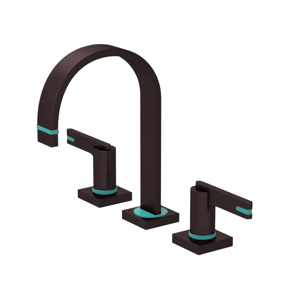Rubinet Widespread Lav. Set. (less drain) Oil Rubbed Bronze