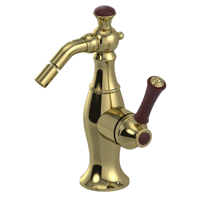 Rubinet Single Control Bidet Fitting (less drain) Natural Brass