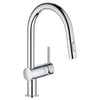 Grohe Minta Single-Handle Pull Down Kitchen Faucet Dual Spray 1.75 Gpm - Golzar Home