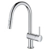 Grohe Minta Single-Handle Pull Down Kitchen Faucet Dual Spray 1.75 Gpm - Golzar Home