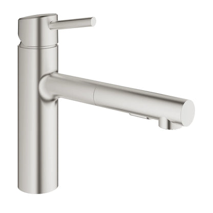 Concetto Single-Handle Pull-Out Kitchen Faucet Dual Spray 5.7 L/Min - Golzar Home