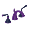 Rubinet Widespread Lav. Set. (less drain) Purple Haze