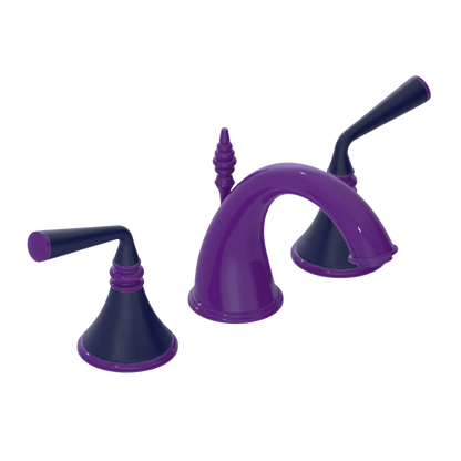 Rubinet Widespread Lav. Set. (less drain) Purple Haze