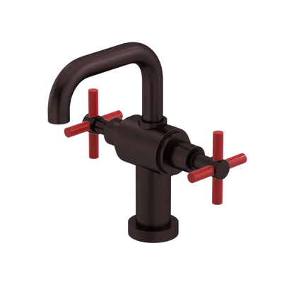 Rubinet Single Hole Dual Handle Lav. Set. (less drain) Oil Rubbed Bronze