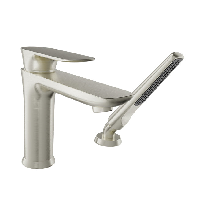 Baril 2-piece tub filler with hand shower