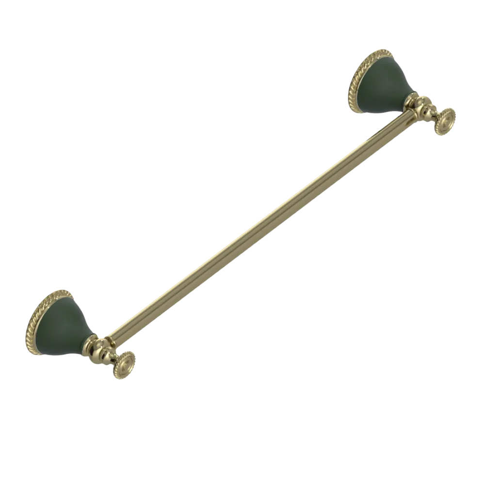 Rubinet Towel Bar 18" Natural Brass