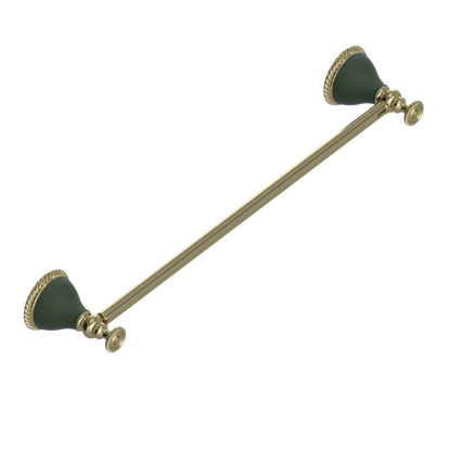 Rubinet Towel Bar 18" Natural Brass