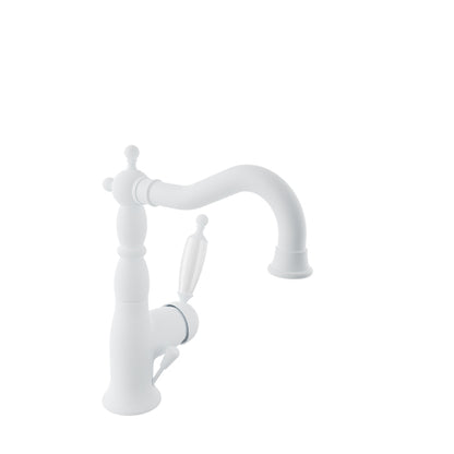 Baril Antique style single-hole lavatory faucet, drain included