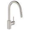 Concetto Single-Handle Pull Down Kitchen Faucet Dual Spray 1.75 Gpm - Golzar Home